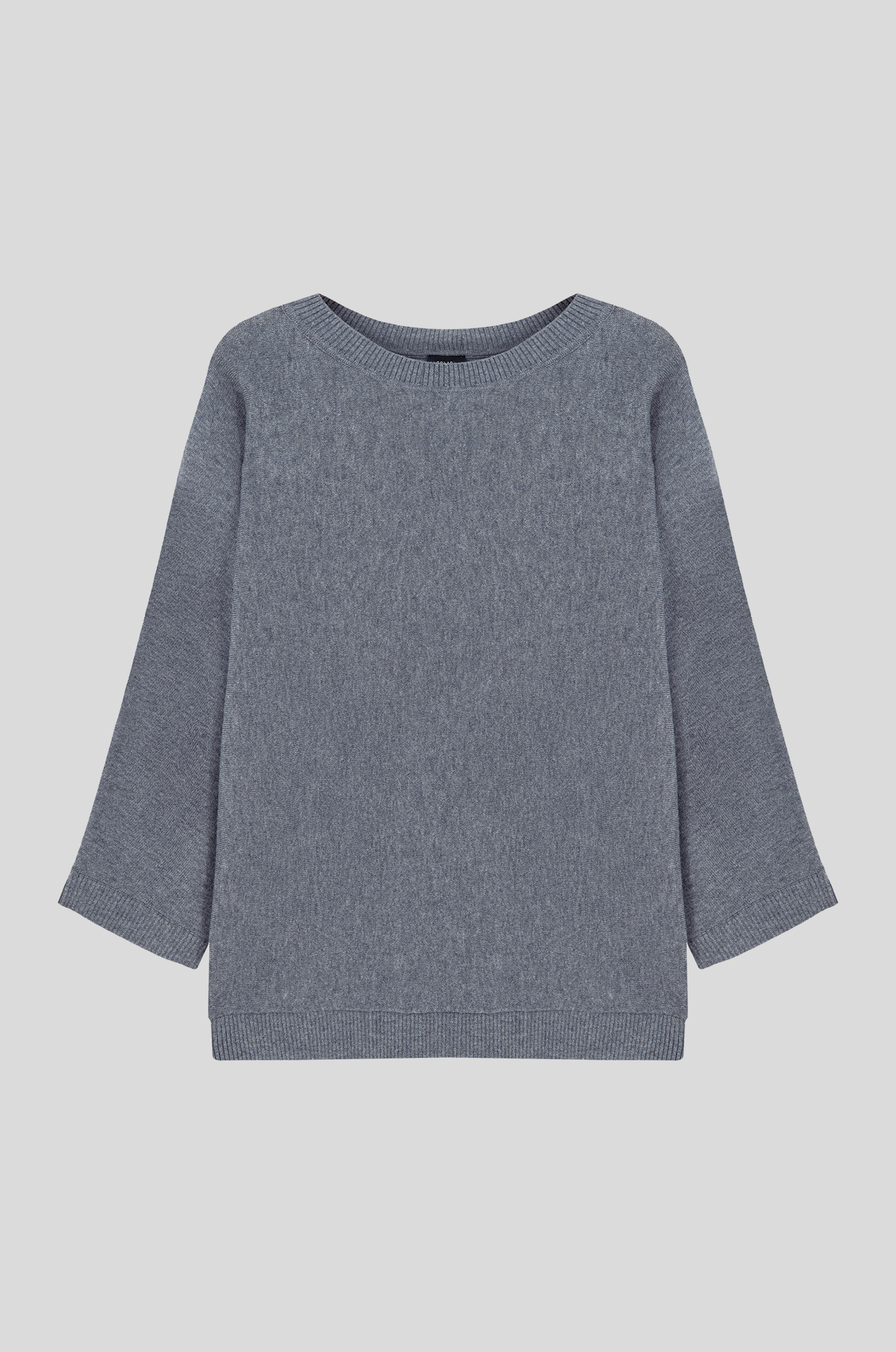 Bluzka z wełną merino w stylu kimono