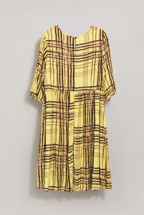 Sukienka midi w kratę Solar Obraz 7