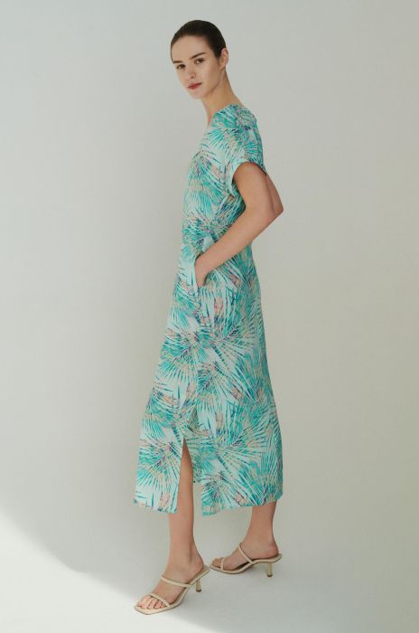 Sukienka midi z printem Solar Obraz 1