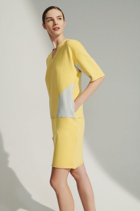 Sukienka z bawełny Solar Obraz 5
