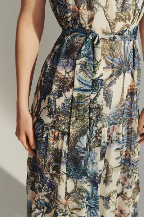 Sukienka maxi z egzotycznym printem Solar Obraz 4