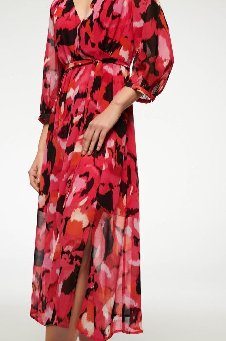 Sukienka midi w kwiaty Solar Obraz 4