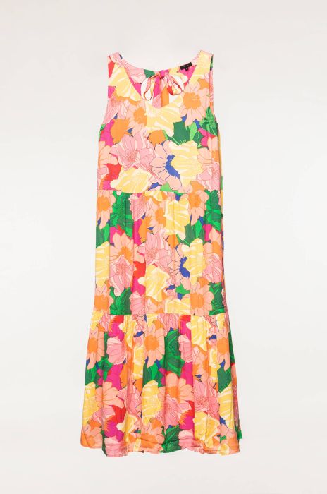 Wiskozowa sukienka w kwiaty Solar Obraz 1