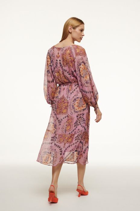 Sukienka midi z printem Solar Obraz 4