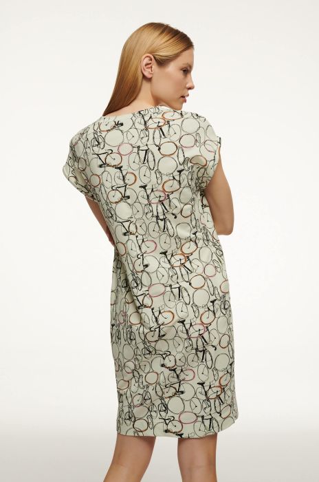 Sukienka z printem Solar Obraz 3
