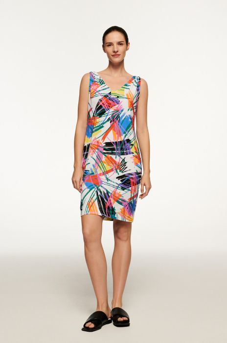 Sukienka mini z printem Solar Obraz 1