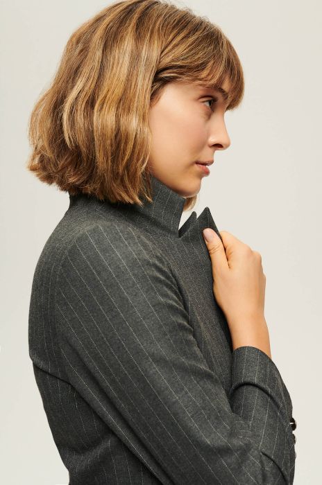 Marynarka w prążek Solar Obraz 3