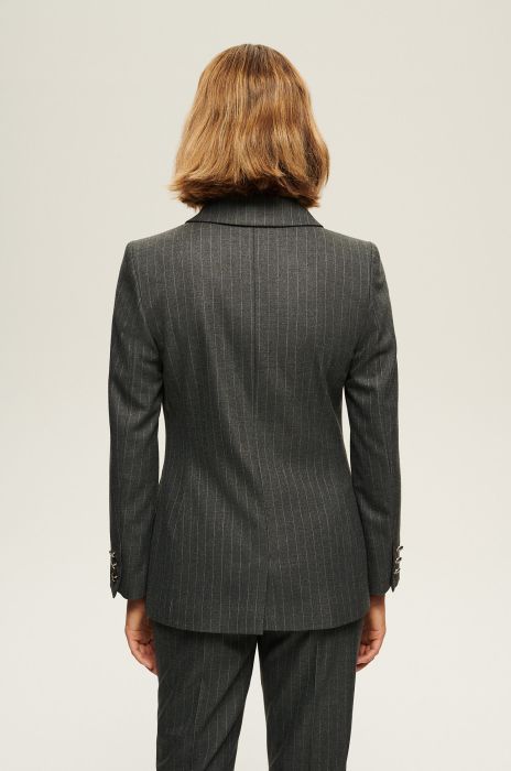 Marynarka w prążek Solar Obraz 5