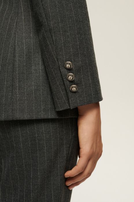 Marynarka w prążek Solar Obraz 6