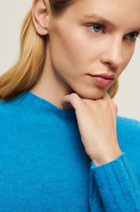 Sweter z wełny owczej Solar Obraz 3