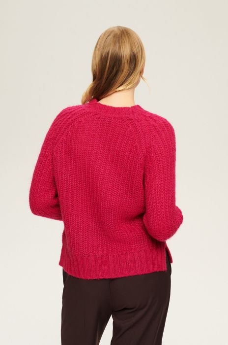 Sweter z wełną i moherem Solar Obraz 4