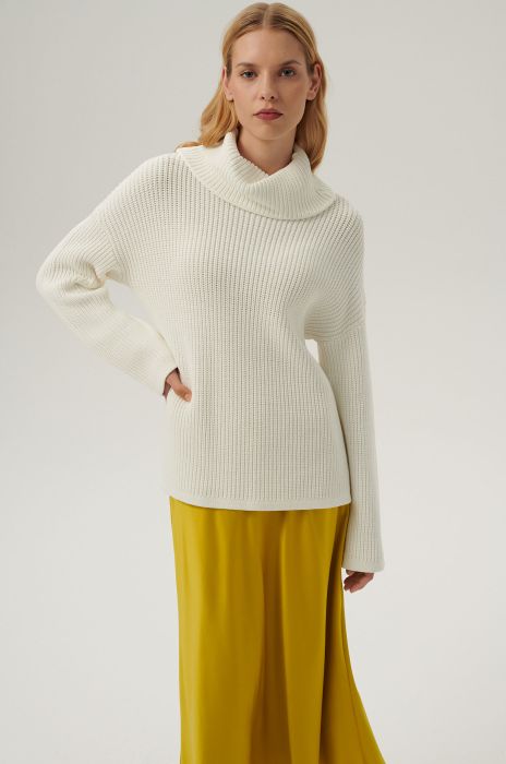Sweter z golfem Solar Obraz 3