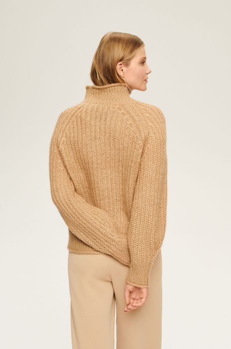 Sweter z wełną i moherem Solar Obraz 4