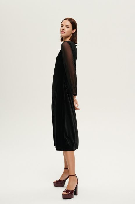 Sukienka z łączonych tkanin Solar Obraz 2