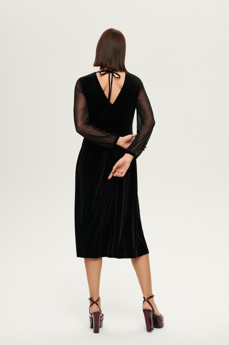 Sukienka z łączonych tkanin Solar Obraz 4