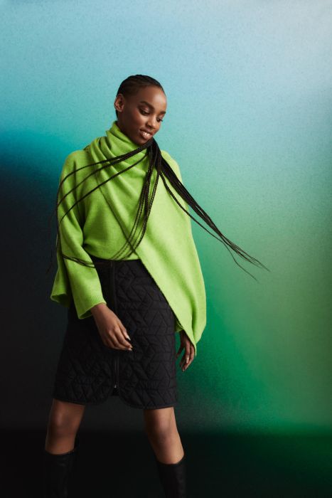 Pikowana spódnica mini Solar Obraz 1