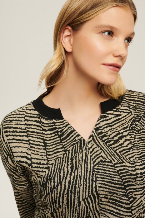 Wzorzysta bluza Solar Obraz 2