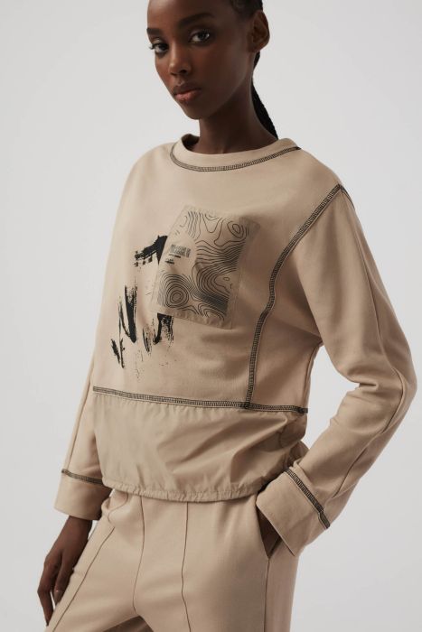 Bluza z autorskim nadrukiem Solar Obraz 2