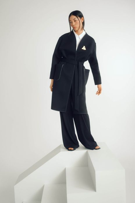 Płaszcz z tkaniny typu pianka Solar Obraz 1