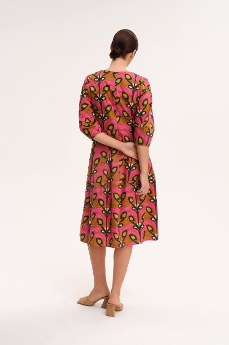 Bawełniana sukienka midi Solar Obraz 4