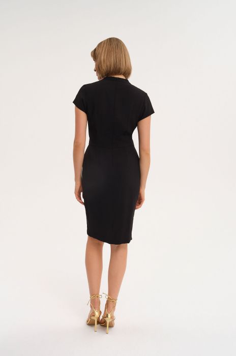 Kopertowa sukienka Solar Obraz 4