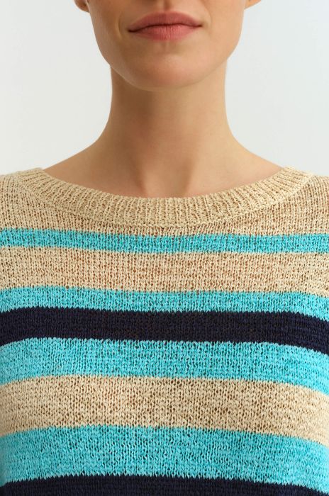 Sweter w pasy Solar Obraz 1