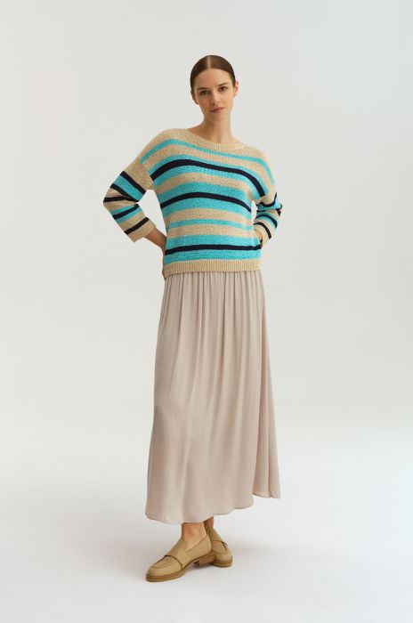 Sweter w pasy Solar Obraz 6
