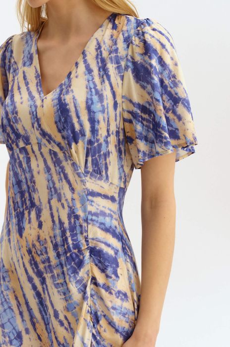 Wzorzysta sukienka z wiskozy Solar Obraz 3