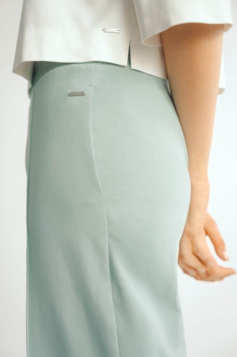 Dżersejowe spodnie z przeszyciami Solar Obraz 5