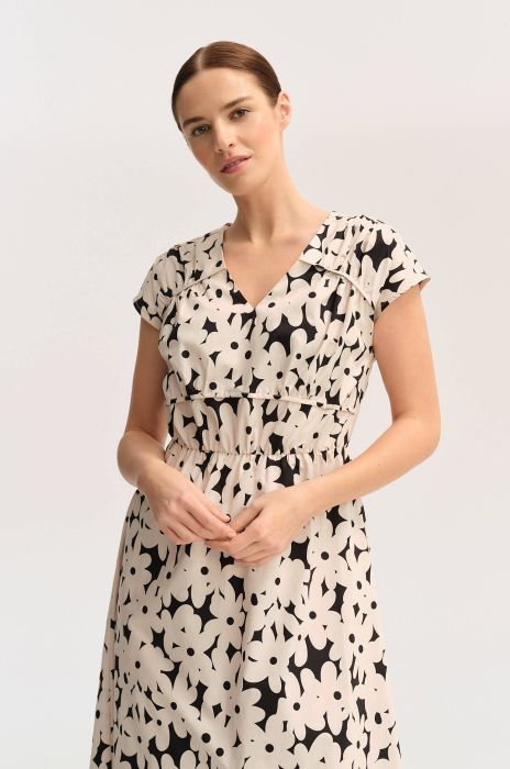 Bawełniana sukienka midi z printem Solar Obraz 2