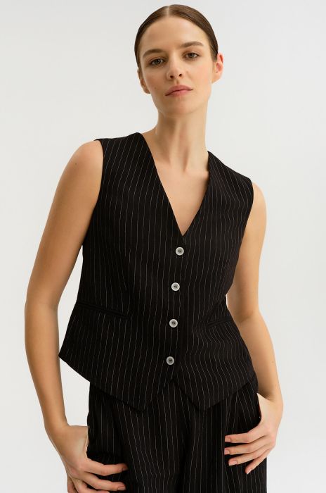 Kamizelka w prążek Solar Obraz 2