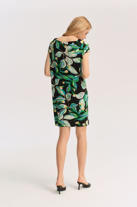 Sukienka z roślinnym printem Solar Obraz 4