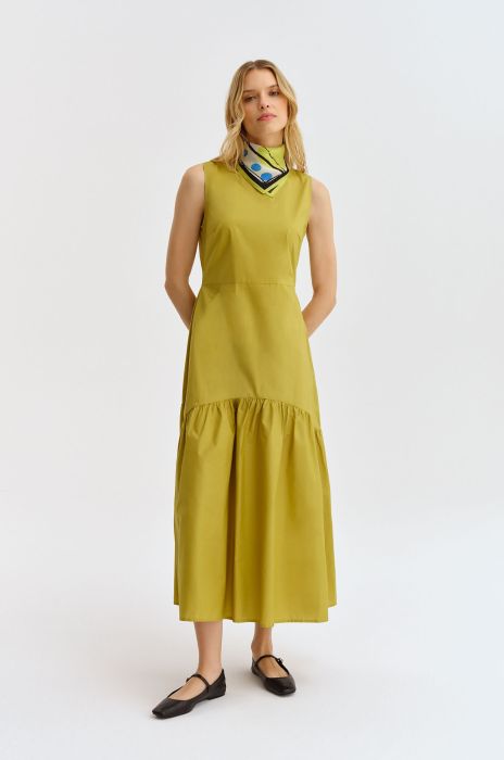 Sukienka z bawełny paper touch Solar Obraz 1
