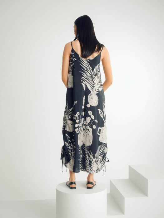 Sukienka maxi z printem Solar Obraz 4