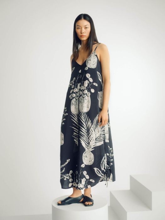 Sukienka maxi z printem Solar Obraz 1
