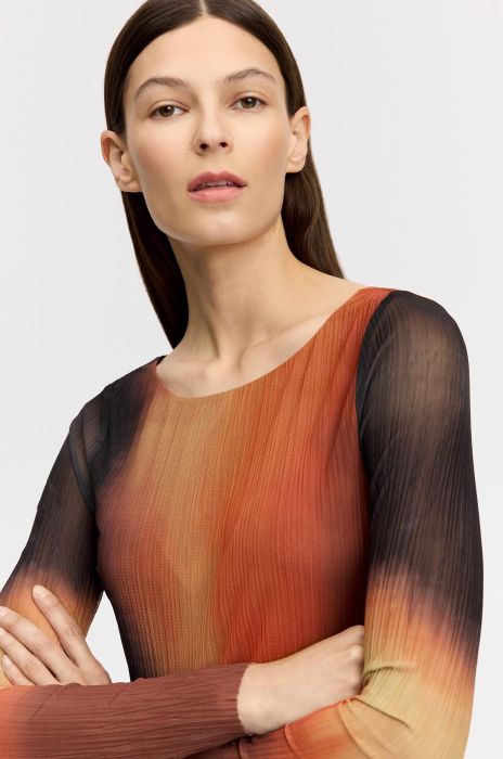 Bluzka z efektem tie dye Solar Obraz 1