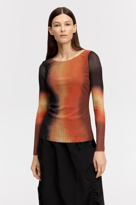 Bluzka z efektem tie dye Solar Obraz 2