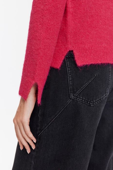 Sweter z domieszką wełny Solar Obraz 3