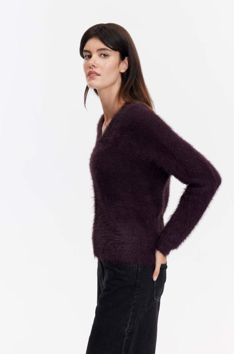 Sweter ze strukturalnej dzianiny Solar Obraz 4