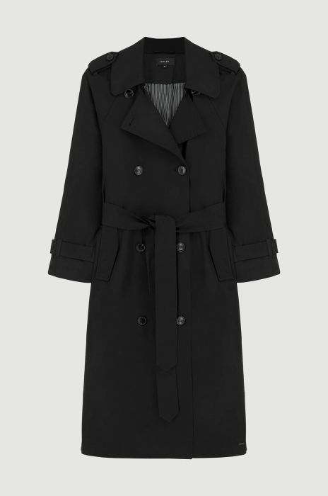 Dwurzędowy wiązany trencz Solar Obraz 4