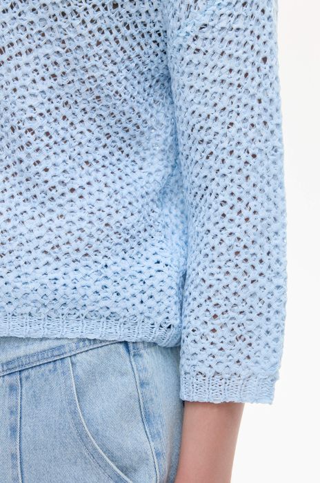 Strukturalny sweter z dzianiny Solar Obraz 3