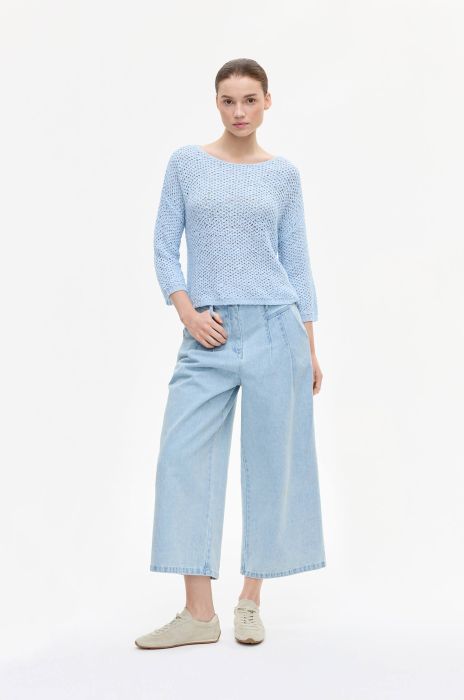 Strukturalny sweter z dzianiny Solar Obraz 1