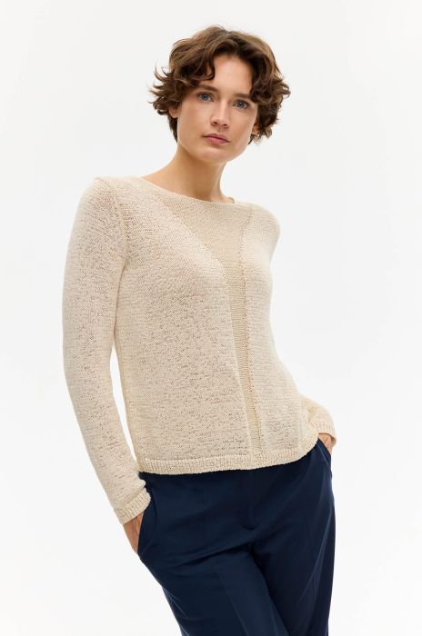 Dzianinowy sweter Solar Obraz 2