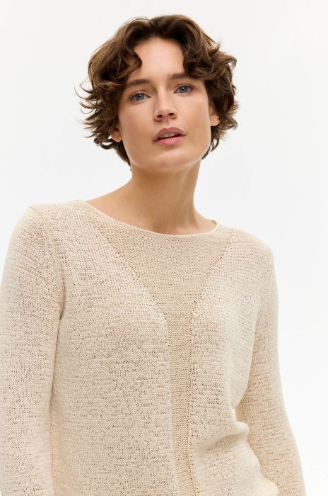 Dzianinowy sweter Solar Obraz 3