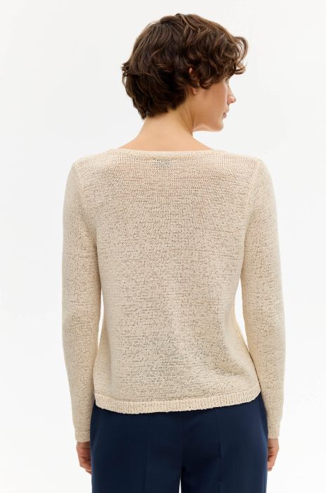 Dzianinowy sweter Solar Obraz 4