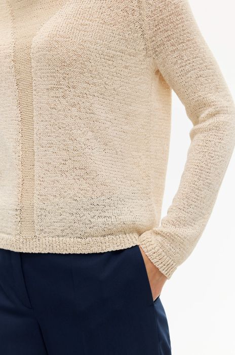 Dzianinowy sweter Solar Obraz 5