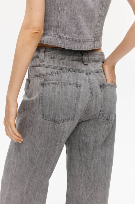 Jeansy typu wide leg Solar Obraz 5