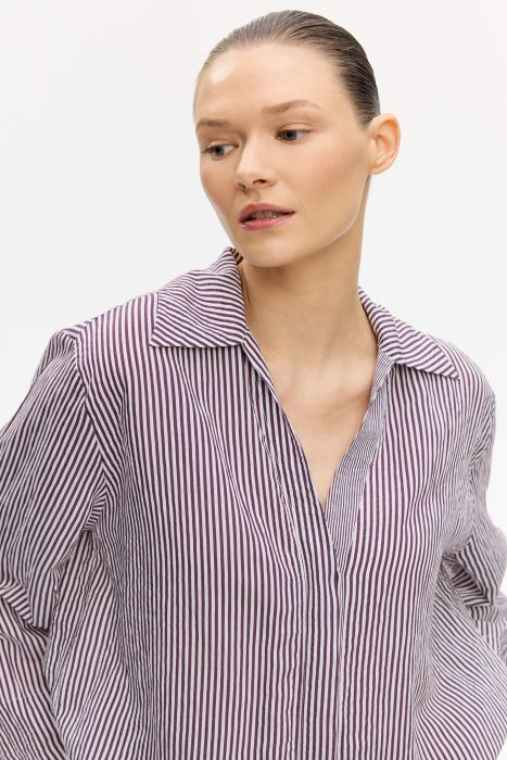 Koszula w pionowe pasy Solar Obraz 3