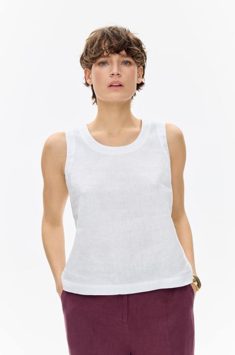 Lniany top Solar Obraz 2