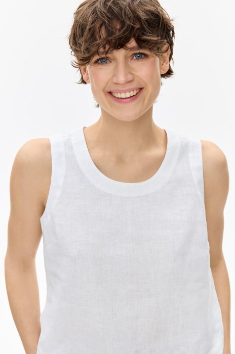 Lniany top Solar Obraz 3